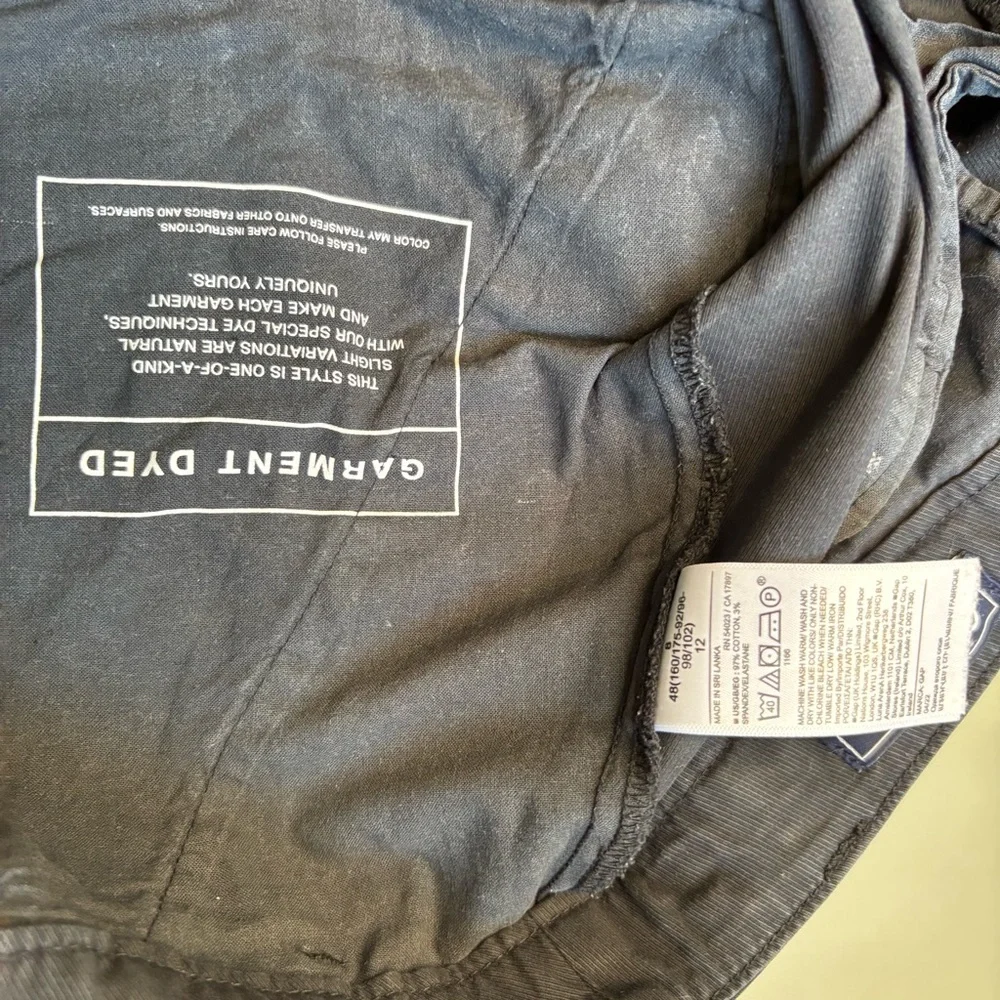 GAP Women's Mid Rise, Straight Up Khaki, Grey Chinos, Size 8 - Picture 10 of 12